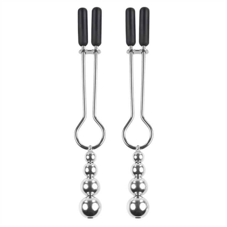Image de Beaded Nipple Clamps - Silver