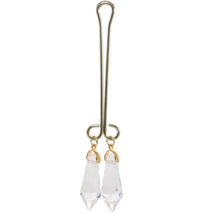 Image de Cleopatra Non-Piercing Clit Jewelry in Crystal Clear