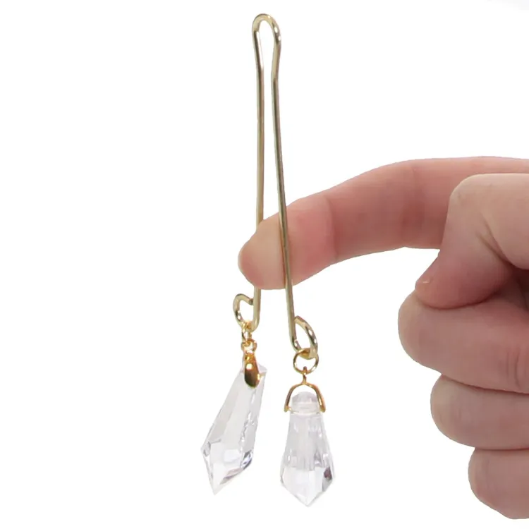 Image de Cleopatra Non-Piercing Clit Jewelry in Crystal Clear