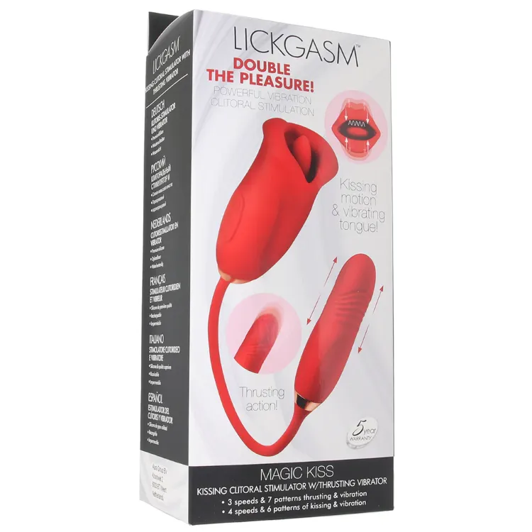 Image de Lickgasm Magic Kiss Licking and Thrusting Vibe