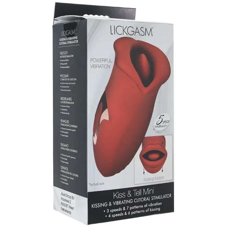 Image de Lickgasm Kiss & Tell Dual Mini Vibe